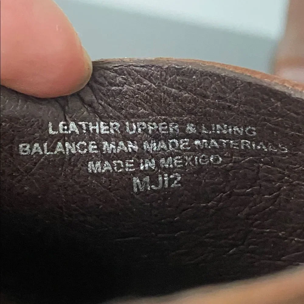 Born Chestnut Leather Wedge Sandals 36.5 (US 6) Boho Chic Coastal Urban Comfy